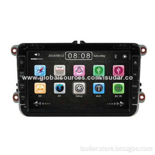 8" Car DVD Player for VW/Volkswagen, with 3G, 1080p Video Play, Supports iPhone 5/CPU800M